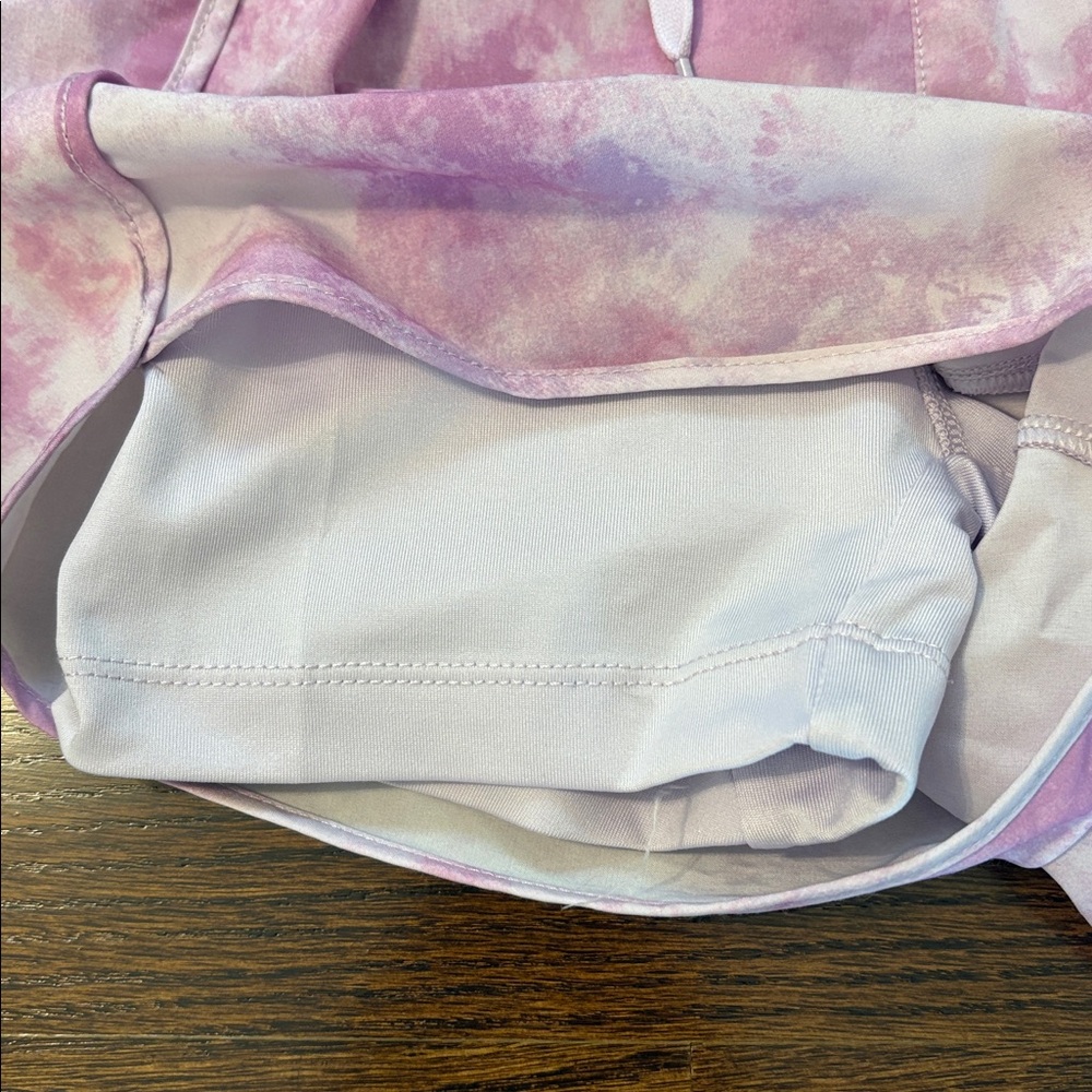90 Degree By Reflex Lavender Running Shorts - Picture 3 of 4
